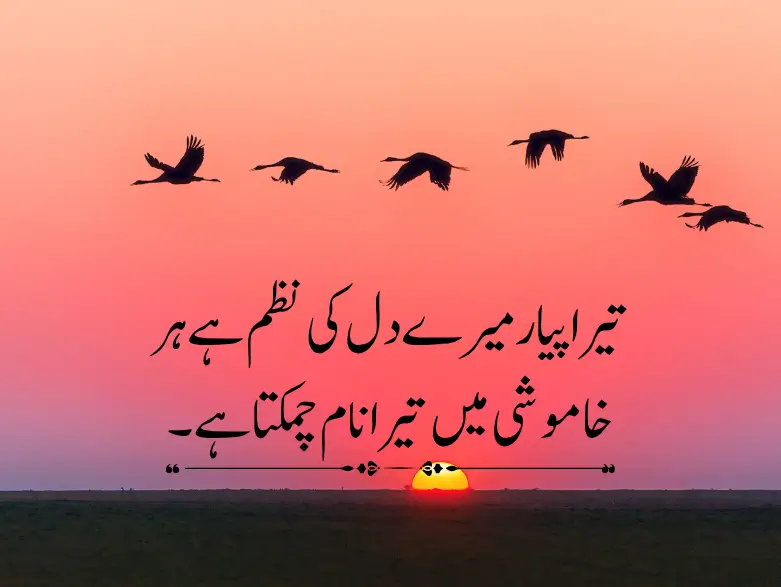 love shayari in english